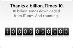 iTunes 10 billion songs downloaded - Elma Dergisi Türkiye