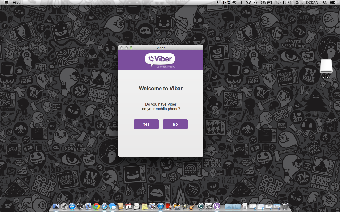 instal the last version for mac Viber 20.3.0